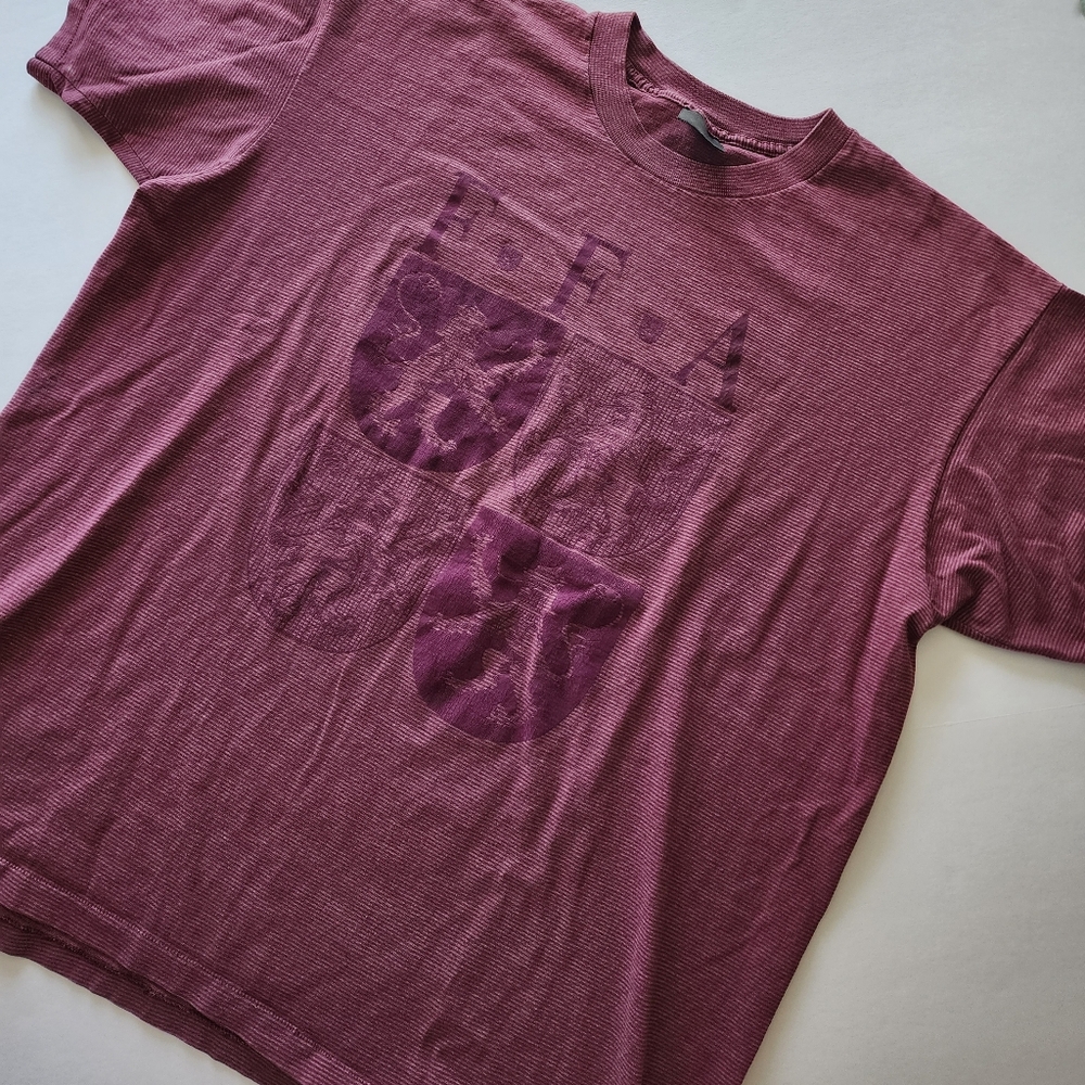 Vintage Future Farmers of America shirt Maroon/striped